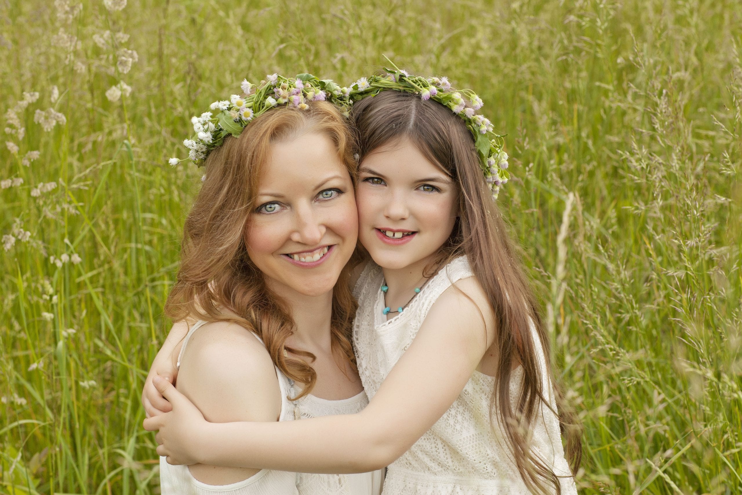 Family picture, mother and child