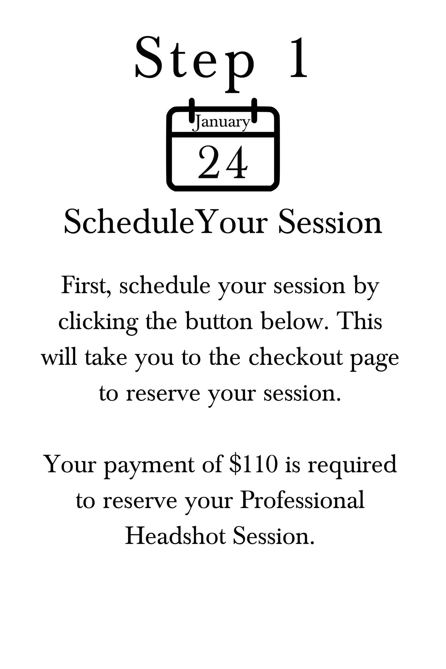 HeadshotDay-Steps1-2-3Template-01 photo shoot by susan willis photography
